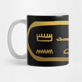 Nurse in Ancient Egyptian Hieroglyphics. Mug